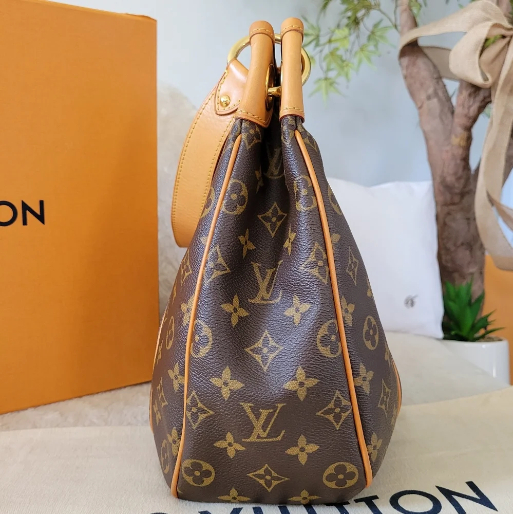 Louis Vuitton Monogram Canvas Hobo with Vachetta Leather Strap
